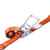 RYTASH Complete Axle Strap Tie Down Kit with Combo Twisted Snap Hook Ratchet Straps - Includes (4) 36 Inch Axle Straps and (4) 114 Inch Combo Ratchet Straps